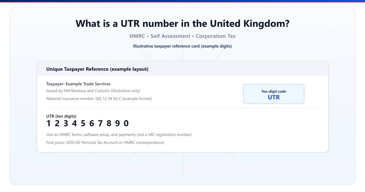 What Is a UTR Number? HMRC Self Assessment ID UK (2026)